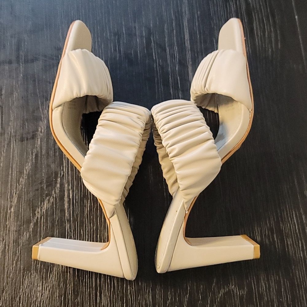 BRAND NEW H&M MULES IMITATION LEATHER OPEN TOE SANDAL - Picture 14 of 16